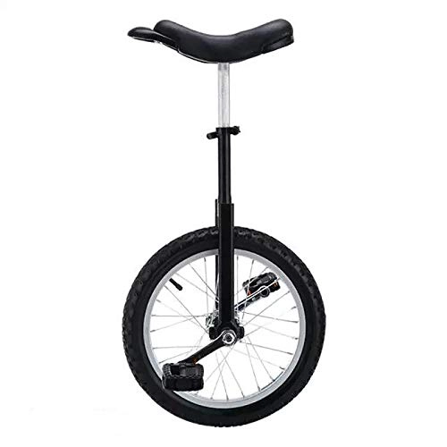 Einräder : QWEASDF Einrad für Kinder und Anfänger, Erwachsene Einrad, 3 Size 16", 18", 20" Einrad höhenverstellbar Unicycle Fahrrad mit Schnellspanner, Schwarz, 20