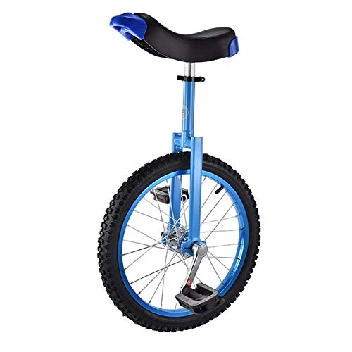 Einräder : Samnuerly Kinderfahrradsitz 14 Zoll bis 24 Zoll Fahrradradrahmen Einrad Fahrrad mit bequemem Sattelsitz und rutschfestem Reifen (Grün 16 Zoll)