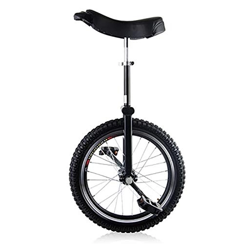Einräder : SSZY Einrad 20 Zoll Auslaufsicheres Butylreifen-Einrad, Kinder / Kind / Trainer (13.12.14 / 15 / 16 Jahre) Balance Radfahren, Outdoor-Fahrräder mit Extra Dickem Rad (Color : Black)