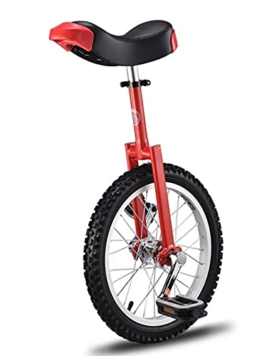 Einräder : TOOSD Unisex Unicycle Kinder 16" / 18" Zoll höhenverstellbare Sitzbalance Radfahren Übung Fahrrad Einrad im Freien, C, 16 inches