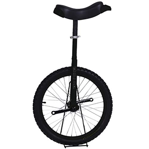 Einräder : TTRY&ZHANG 20-Zoll-Rad-Einrad für Erwachsene Profis, 16 / 18 Balance Cycling für Kinder (07.07.2010.12 Jahre), Sportübung (Color : Black, Size : 18 INCH)