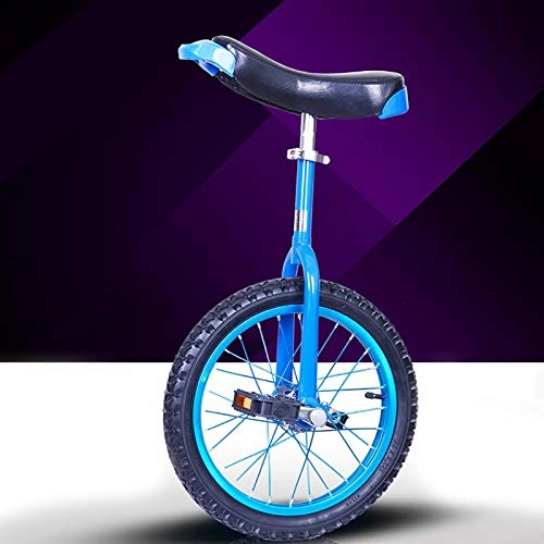 Einräder : TTRY&ZHANG 20-Zoll-Reifenrad-Einrad, Erwachsene Große Kinder Unisex Erwachsene Anfänger Einräder Fahrrad, Last 150kg / 330 £, Stahlrahmen (Color : Blue, Size : 51CM(20INCH))