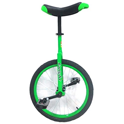 Einräder : TTRY&ZHANG 24-Zoll große Einräte für Erwachsene Kinder (Höhenformular 160-195cm) - Uni-Zyklus, EIN Radfahrrad für Männer Frau Teens Boy Rider, Best Birdnard Gift (Color : Green, Size : 24 INCH Wheel)