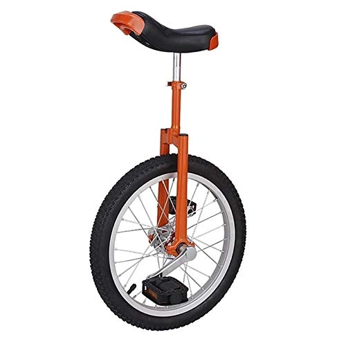 Einräder : TTRY&ZHANG Orange 20 / 18 / 16-Zoll-Rad-Einrad, Anfänger Kinder Young Trainer Balance Cycling, für Spaßübung Gesundheit, knappsichere Modereifen (Size : 16INCH)