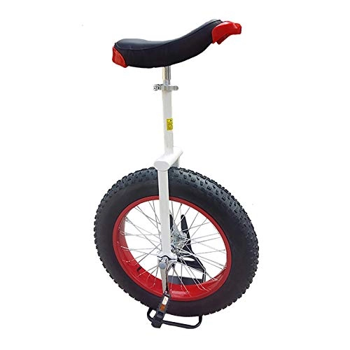 Einräder : TTRY&ZHANG □ Rote Einräte für Erwachsene 24 Zoll, Kinder (15.11.17.18 Jahre alt) Bergreifen 20 Zoll Rad Outdoor Balance Radfahren, dichtestrichter Reifen (Color : RED2, Size : 20INCH)