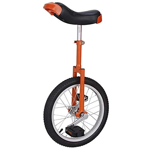 Einräder : TTRY&ZHANG Wettbewerb Unicycle Balance Robuste 18-Zoll-Einräte für Anfänger / Jugendliche, mit dichtestes Butyl-Reifenrad Radfahren Outdoor-Sport-Fitness-Übungsgesundheit (Color : ORANGE)