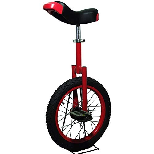 Einräder : TTRY&ZHANG Wettbewerb Unicycle Balance Robuste 18-Zoll-Einräte für Anfänger / Jugendliche, mit dichtestes Butyl-Reifenrad Radfahren Outdoor-Sport-Fitness-Übungsgesundheit (Color : RED)