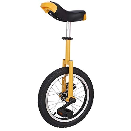 Einräder : TTRY&ZHANG Wettbewerb Unicycle Balance Robuste 20-Zoll-Unicyr für Anfänger / Jugendliche, mit dichtestes Butyl-Reifenrad Radfahren Outdoor-Sport-Fitness-Übungsgesundheit (Color : Yellow)