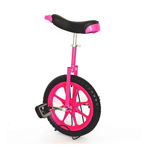 Einräder : TXTC 16-Zoll-laufrad / Lauflernrad -Fahrrad, Einrad Mit Verstellbarem Sitz Und Aluminium-Legierung Lock, for Anfänger Kinder Und Männer, Frauen Fahrrad (Color : Pink)