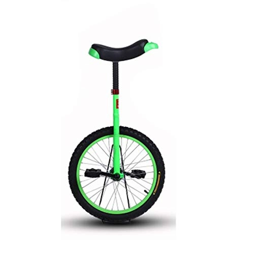 Einräder : TXTC Einrad Kinder Erwachsene Akrobatik Einrad, Laufrad Fahrrad Mit Ergonomischen Sätteln, Knurled Sattelstütze, Großzügig Reifen, Ergonomische Einrad, for Fitness Sport (Color : 12inch-Green)