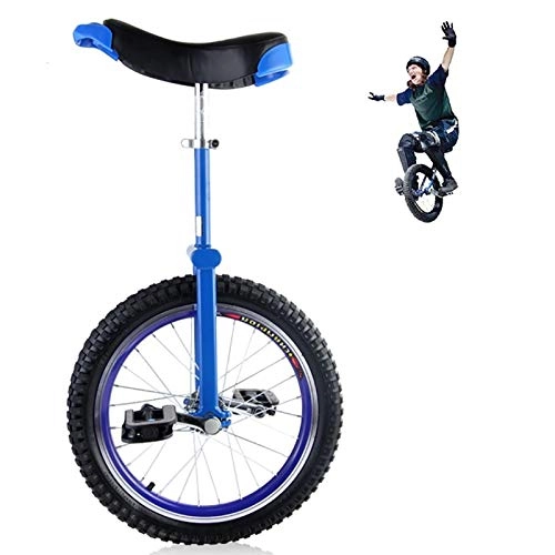Einräder : Wettbewerb Unicycle Balance Robdy 16.12.20 / 24 Zoll Einräte für Anfänger / Jugendliche, mit dichtestes Butyl-Reifenrad Radfahren Outdoor-Sport-Fitness-Übungsgesundheit ( Color : BLUE , Size : 18 INCH )