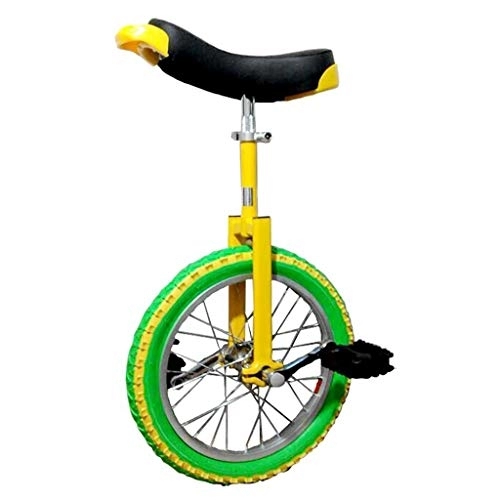 Einräder : ZSH-dlc Freestyle Einrad 16 / 18 / 20 Zoll Einzelnes Rad Kinder Erwachsener Höhenverstellbar Balance Fahrrad, Der Beste Geburtstag (Size : 16 inch)