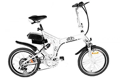 Elektrofahrräder : 20" E-GO Quick Line Q1 KLAPPRAD 250W Elektrofahrrad Klappfahrrad Cityfahrrad E-Bike City Bike Schwarz