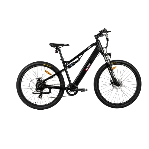 Elektrofahrräder : 2Flash Mountain E-Bike | Model BS2 (schwarz)