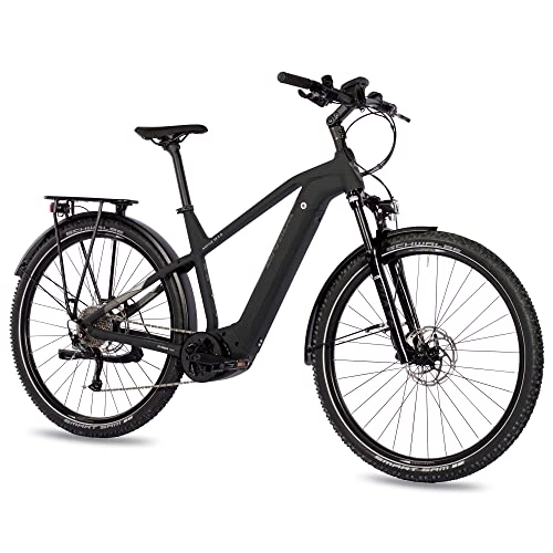 Elektrofahrräder : Airtracks 29 Zoll E-Bike Herren MTB SUV Mountainbike Fahrrad Motiv SR.2.0 - Bosch Performance LINE CX 500 Wh - 9 x Gang Shimano RD-M2000 SGS -53cm (Körpergröße 185-195cm)