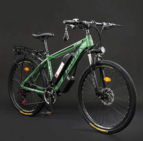 Elektrofahrräder : AISHFP Erwachsene 26 Zoll Electric Mountain Bike, 36V-Lithium-Batterie High-Carbon Stahl 27 Speed-Elektro-Fahrrad, mit LCD-Anzeige, D, 40KM