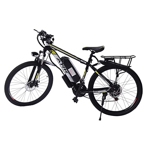 Elektrofahrräder : Bathrena E-Bike 26 Zoll E Bike, E-Mountainbike 250W Elektrofahrrad Motor 25km / h und 21-Gang Elektrofahrrad Ausdauer 25km Herren und Damen