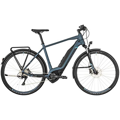 Elektrofahrräder : Bergamont E-Helix 8 EQ Pedelec Elektro Trekking Fahrrad grau / schwarz 2019: Gre: 48cm (164-170cm)