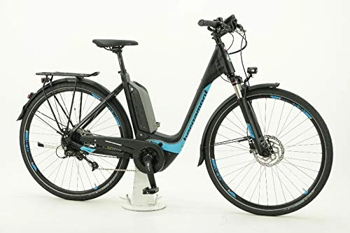 Elektrofahrräder : Bergamont E-Horizon 7.0 Wave Damen Pedelec Elektro Trekking Fahrrad schwarz / blau 2018: Gre: 52cm (171-176cm)