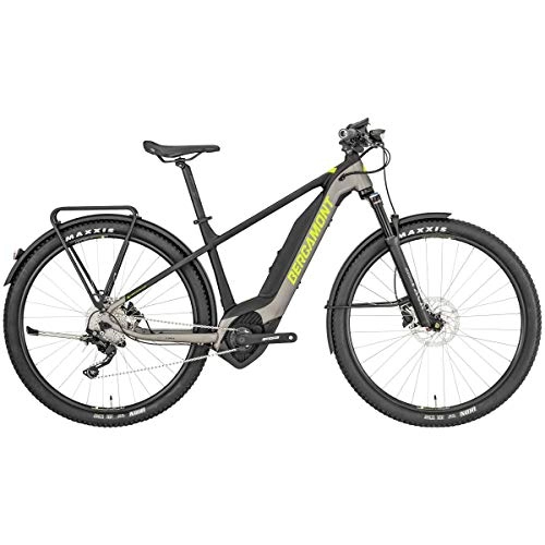 Elektrofahrräder : Bergamont E-Revox 7 EQ 29 Pedelec Elektro MTB schwarz / silberfarben / grün 2019: Größe: L (176-183cm)