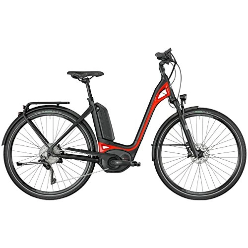 Elektrofahrräder : Bergamont E-Ville XT Pedelec Elektro Trekking Fahrrad schwarz / rot 2018: Gre: 52cm (171-176cm)