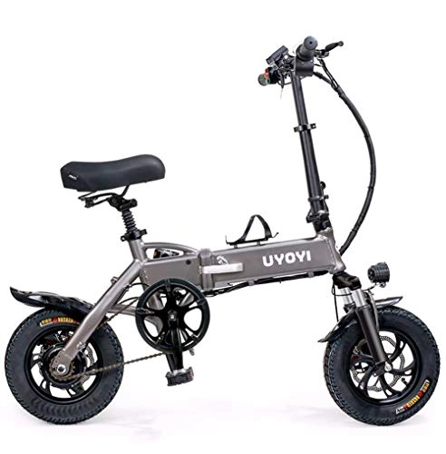 Elektrofahrräder : BIKE Elektrofahrrad, Zusammenklappbares E-Bike - 12 Zoll Ultraleichtes Elektrofahrrad 15 Kg, 350 W Motor 48V8A Lithiumbatterie, Hchstgeschwindigkeit 30 Km / H