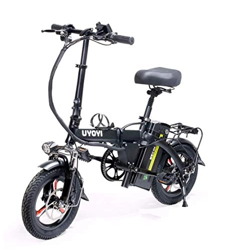 Elektrofahrräder : BIKE Klappbares E-Bike, Elektrofahrräder Für Erwachsene - 400 W Motor 48 V Moped 14 Zoll Bemanntes Elektrofahrrad Usb-Handy Aufladen 90 Km, 120 Km