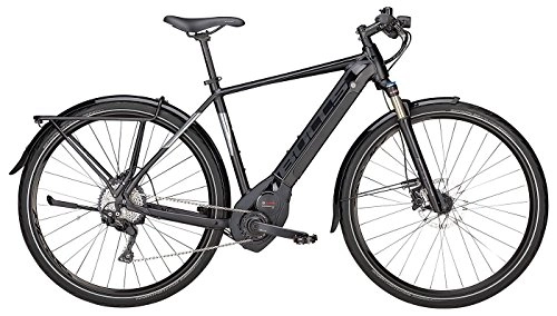 Elektrofahrräder : Bulls Herren E-Bike Trekking 28 Zoll Urban Evo (2018) - Akku 500Wh, Shimano Schaltung, schwarz
