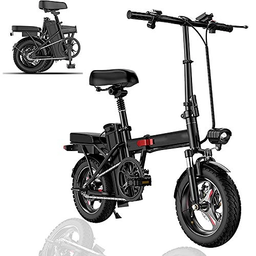 Elektrofahrräder : Carbon Faltbares E-Bike 26 Zoll Faltbares Elektrofahrrad, Mit Abnehmbar Grosse Kapazität Litium-Ionen-Batterie 48V 8Ah Leichtes Fahrrad für Jugendliche