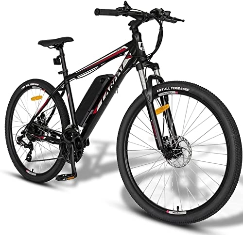 Elektrofahrräder : CARPAT SPORT E-Bike 27.5", Mountainbike Herren Damen, 250W Elektrofahrrad mit abnehmbarem 36V 10, 4AH Lithium Akku, E-Mountainbike 21 Gänge & Hinterradmotor 25 km / h für den Täglichen Radsport
