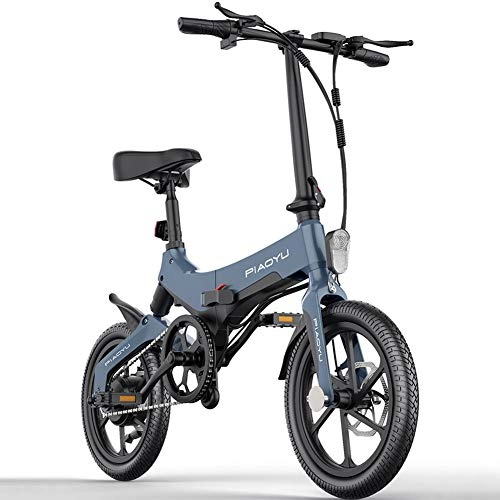 Elektrofahrräder : CHEER.COM Faltbares Elektrisches Fahrrad 16 Zoll Rad-Magnesium-Legierungs-Rahmen Mit Entfernbaren 36V Lithium-Ionenbatterie-tragbaren Leichten Elektrischen Roller-Fahrrdern Fr Erwachsenen, Grey