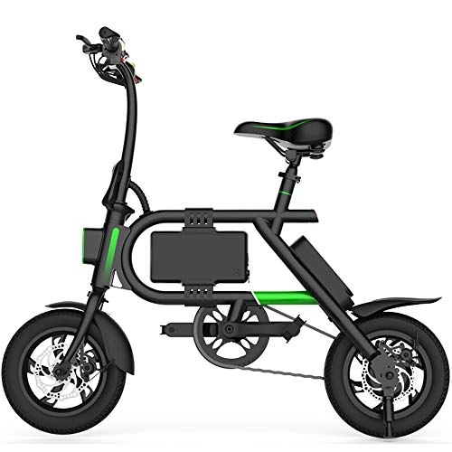 Elektrofahrräder : CHEZI Electric bicycleFaltbares elektrisches Fahrrad-Moped-Minifahrrad-Erwachsene Generation, die Batterielebensdauer des Roller-25KM fhrt