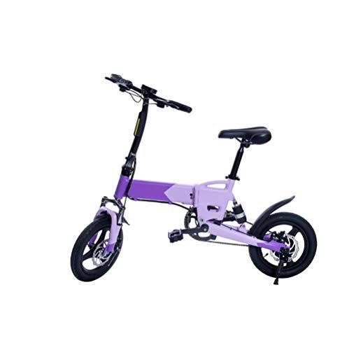 Elektrofahrräder : CHEZI Elektrische Fahrrad aluminiumlegierung Lithium-Batterie elektrische Fahrrad Fahrrad Erwachsene klappbatterie Auto Mini Fahrrad Fahrrad