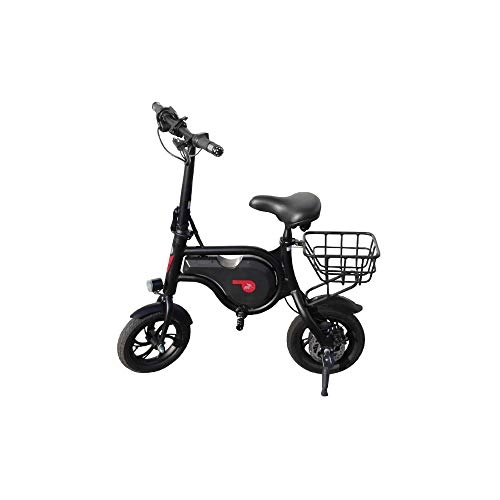 Elektrofahrräder : CHEZI Elektrofahrrad Mini Maus Falten Elektrofahrrad Mini Mini Lithiumbatteriebetriebene mnnliche und weibliche Erwachsene Roller