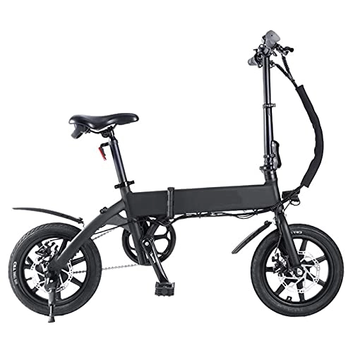 Elektrofahrräder : CM67 KSB14 Elektro Faltrad 14 Zoll Folding Ebike Elektro Aus Alu Quick-Fold-System Fahrrad Elektro Faltbar Mit LED-Licht Klappfahrrad Elektro Damen Herren Fahrrad Kostenloser Fahrradhelm