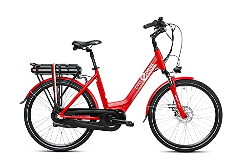 Elektrofahrräder : Cycle Denis DeVille 26 Elektrofahrrad Nexus 3 ebike M-46cm Damenfahrrad Stadtrad Li-Ion 468Wh 90km (rot)