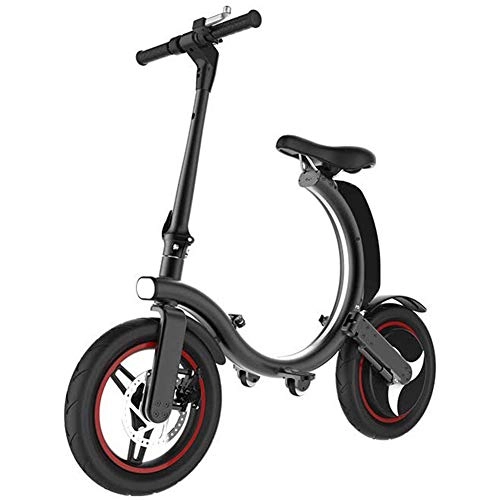 Elektrofahrräder : D&XQX Elektrisches Fahrrad, Urban Commuter Folding E-Bike, Max Geschwindigkeit 32Km / H, 12Inch Superleichtgewicht, 450W / 48V Herausnehmbare Lade Lithium-Batterie, Unisex Fahrrad, 25KM