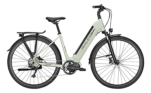 Elektrofahrräder : Derby Cycle Raleigh Preston 11 540Wh Shimano Steps Elektro Trekking Bike 2022 (28" Wave M / 48cm, Skygrey Glossy (Wave))