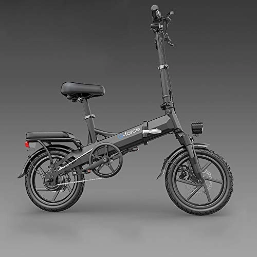 Elektrofahrräder : DODOBD Elektrisches Ebike 14"Faltrad 20MPH Max. Geschwindigkeit 400W Nabenmotor 48V Batterie Mehr als 25 Meilen Reichweite Elektrisches faltbares Ebike für Erwachsene