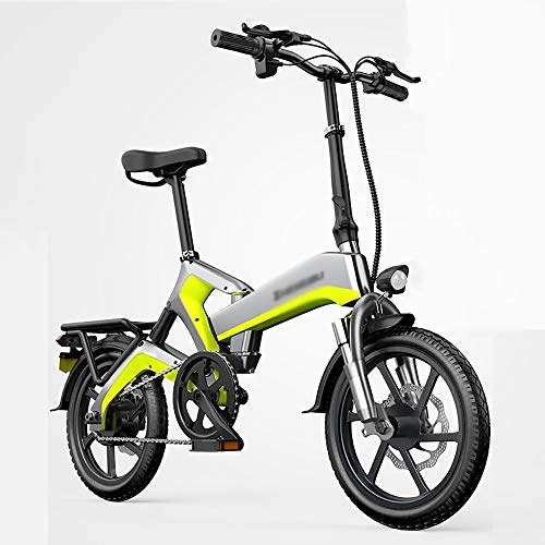 Elektrofahrräder : DODOBD Elektrofahrrad Ebike Mountainbike 16-Zoll-Elektrofahrrad mit LCD-Display geeignet für Erwachsene und Jugendliche ECO Reverse Charging System-400W