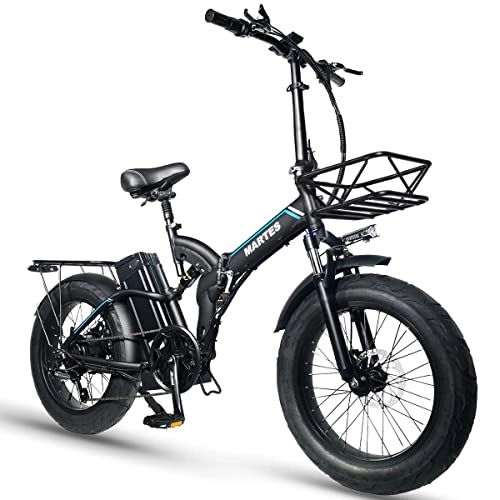 Elektrofahrräder : E Bike Fat Reifen 20"* 4" Mit 48V 15Ah Batterie, E-Bike für Herren und Damen, Long Range 60-80KM City Mountain Bicycle