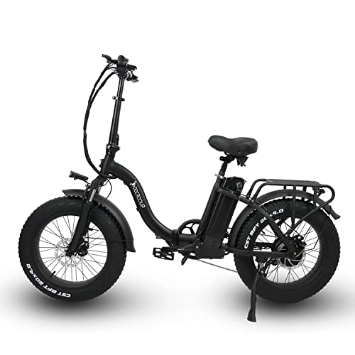 Elektrofahrräder : E-Bike, Klapprad, DOCROOUP Y20 Elektrofahrrad, 20 Zoll Elektrofahrrad, Shimano 7-Gang Klappbares Elektro-Moped-Fahrrad mit integrierten Reifen E Bike 48V, 15Ah, Kettenschaltung, Elektrofahrräder