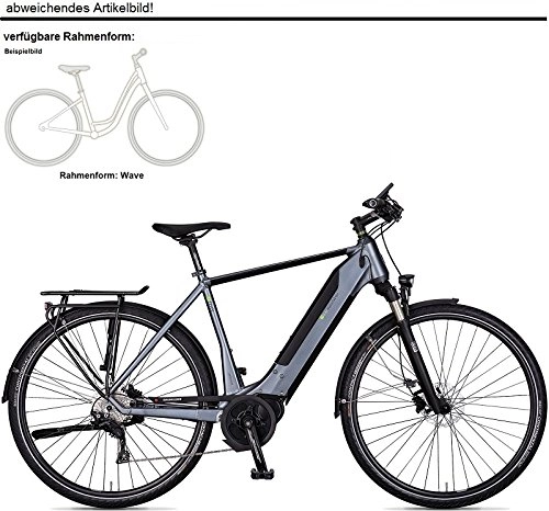 Elektrofahrräder : e-bike manufaktur 13ZEHN Deore XT Continental Elektro Fahrrad 2018 (28" Wave 50cm, anthrazit matt Wave)