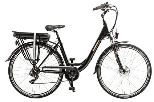 Elektrofahrräder : E-Bike Pelikaan Damen Citybike 28 Zoll 49 cm | Elektrofahrrad Ebike E Fahrrad | Damenrad Neu | 250 Watt | 7 Gnge | Komplett Set Aufgebaut