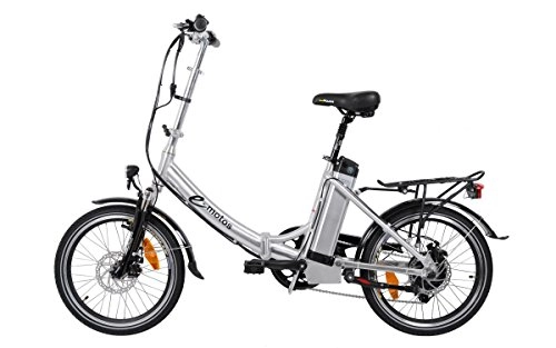 Elektrofahrräder : e-motos Alu Pedelec K20 Faltrad Klapprad E-Bike mit Panasonic Akku (14, 50Ah)