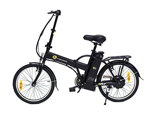 Elektrofahrräder : E-Trend Unisex Fly E-Bike, Schwarz, Einheitsgröße