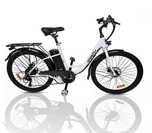 Elektrofahrräder : Ebike 26 Zoll / 66 cm, 250 W Elektrofahrrad, Pedelec mit 36 ​​V 10 Ah herausnehmbarem Lithium-Akku, Citybike mit 7 Gängen, für Erwachsene
