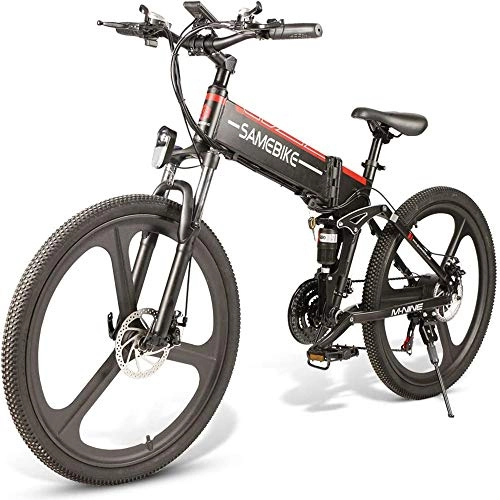 Elektrofahrräder : Electric Mountain Bike Neueste 350W E-Bike 26" Aluminium-Elektrisches Fahrrad Für Erwachsene Mit Abnehmbarem 48V 10AH Lithium-Ionen-Akku 21 Geschwindigkeit Gears