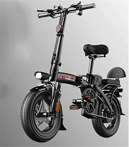 Elektrofahrräder : Elektrische E-Bikes, schnelle Elektrofahrräder für Erwachsene, zusammenklappbare Elektrofahrräder mit 36 V, 14 Zoll, Lithium-Ionen-Akku, Fahrrad für Outdoor-Radfahren, Reisen, Pendeln mit Frequenzu