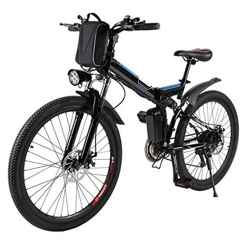 Elektrofahrräder : Elektrofahrrad Ebike Mountainbike, 26" 250W Elektrisches Fahrrad mit Herausnehmbarer 36V 8Ah / 12.5Ah Lithium-Batterie und Shimano 21-Gang